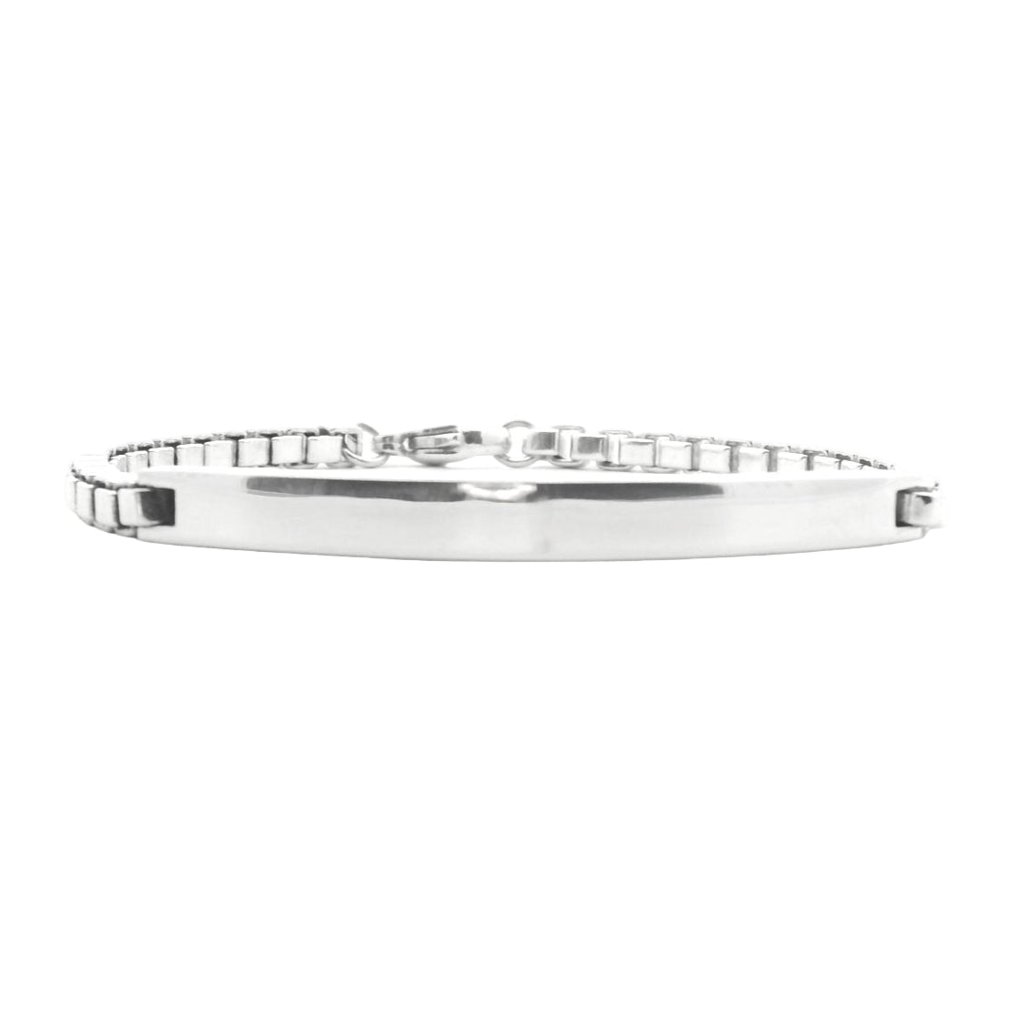 Tiffany & Co Venetian Link I.D. Sterling Silver Bracelet - 21cm