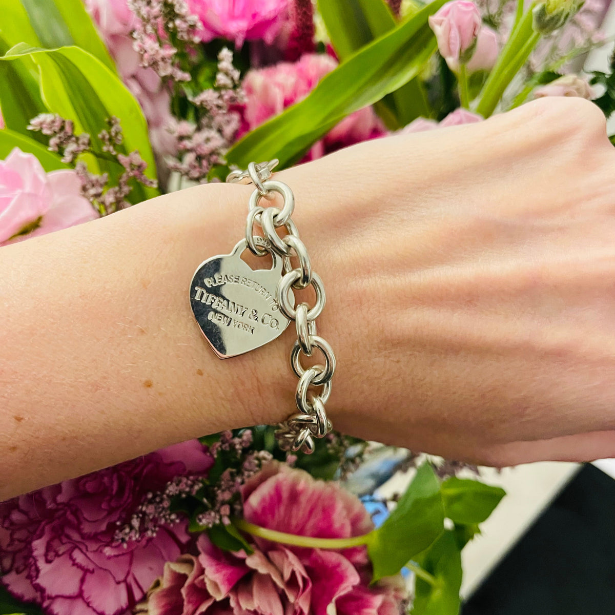 Tiffany & Co Return To Tiffany Sterling Silver Heart Tag Charm