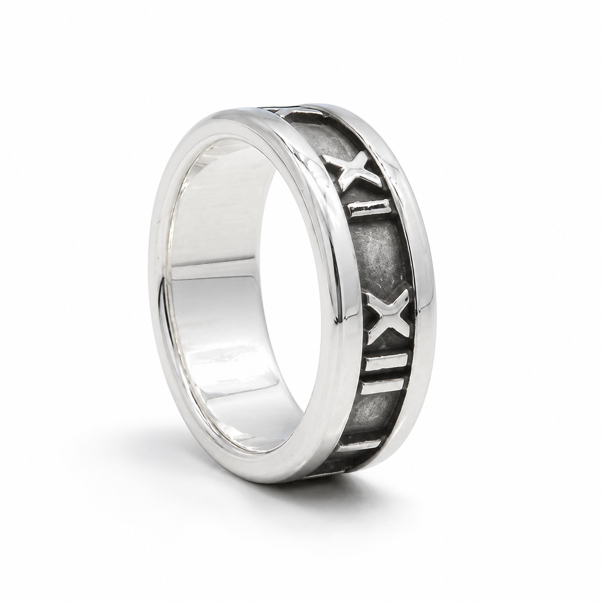 【早い者勝ち✨】Tiffany & Co. Atlas Ring Silver Tiffany & Co Atlas Sterling Silver 6mm Band Ring Size : L