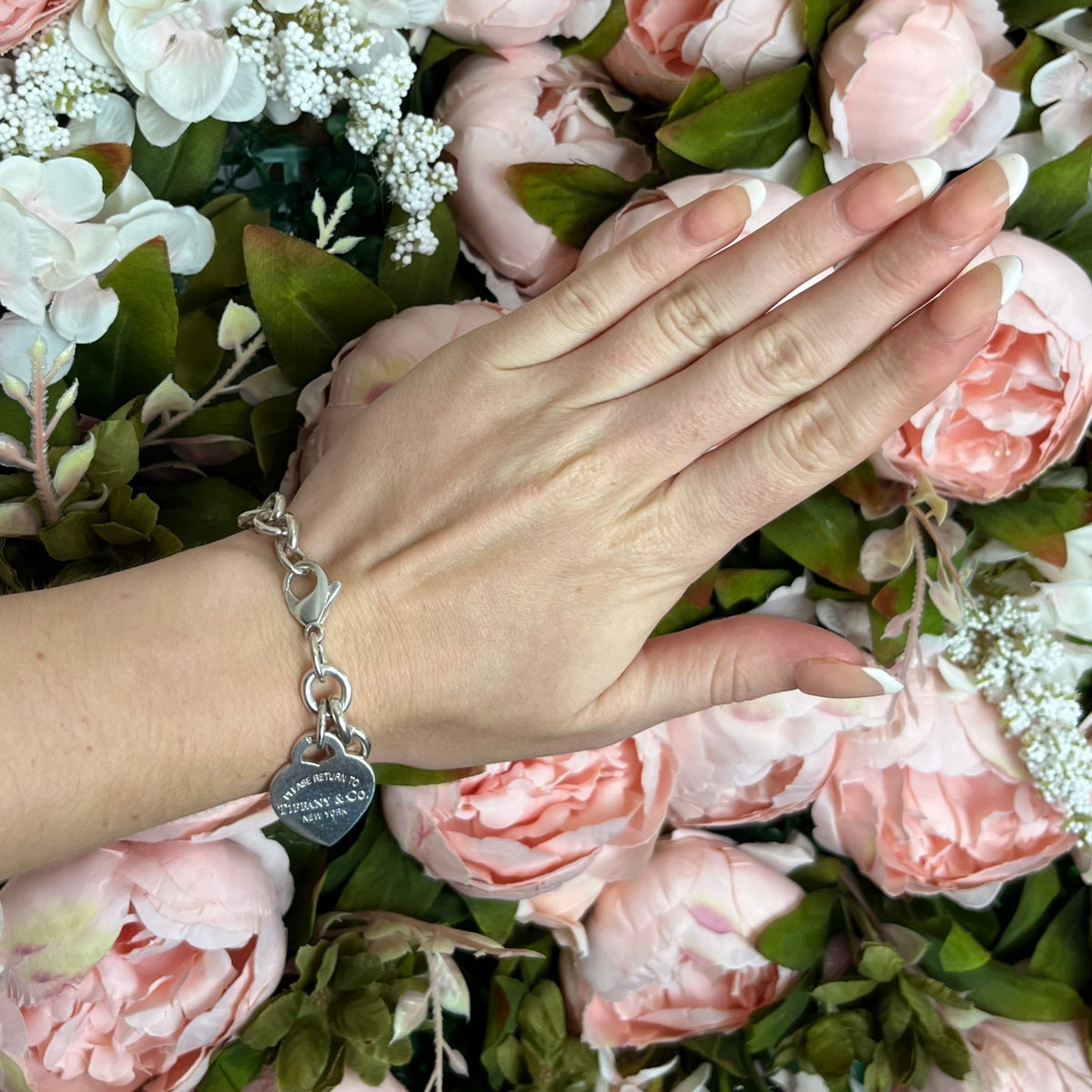 Tiffany & Co Return To Tiffany Sterling Silver Heart Tag Charm