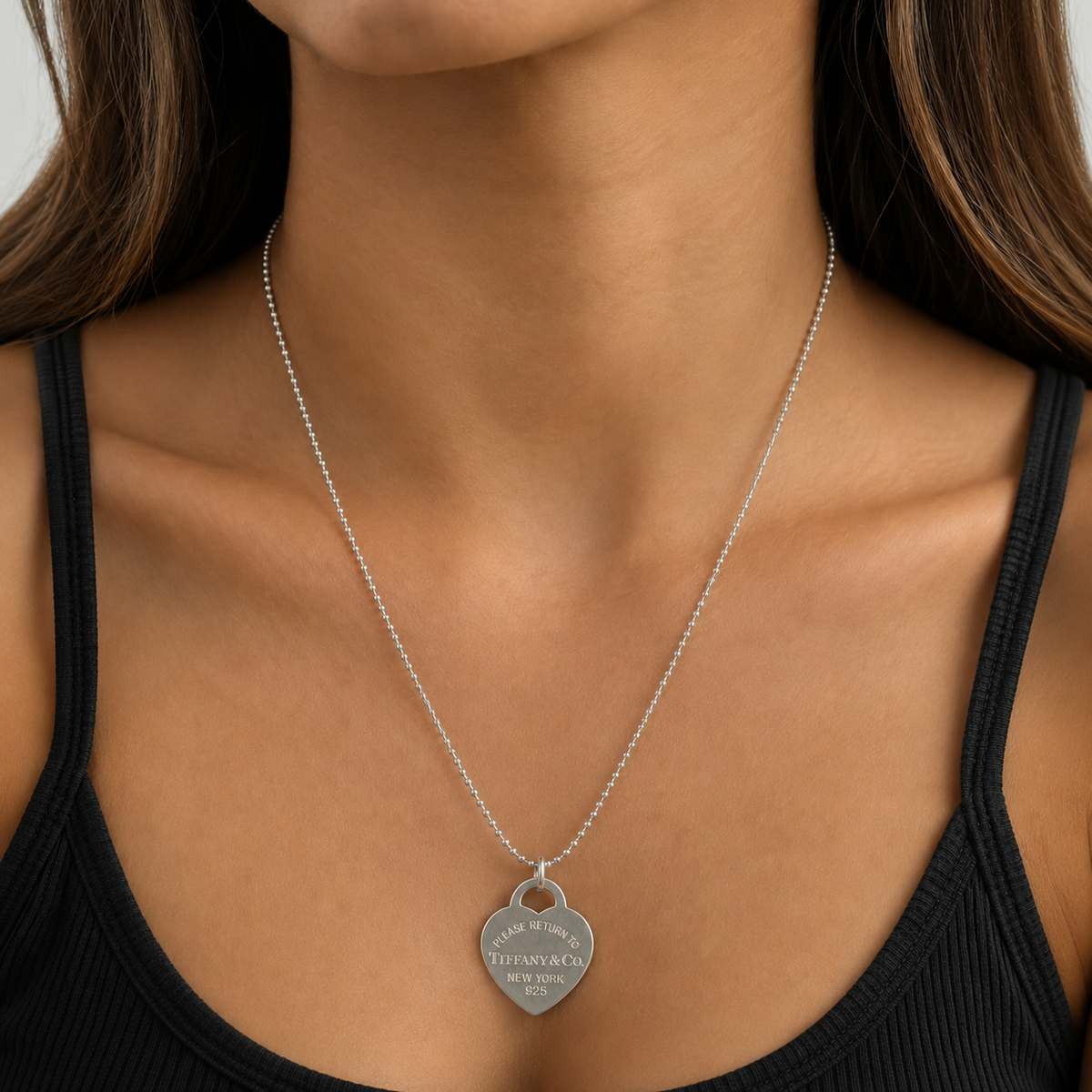 Tiffany & Co Return To Tiffany Sterling Silver Large Heart Pendant
