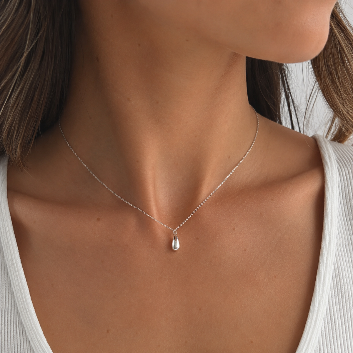 Tiffany & Co Elsa Peretti Teardrop 12mm Sterling Silver Pendant