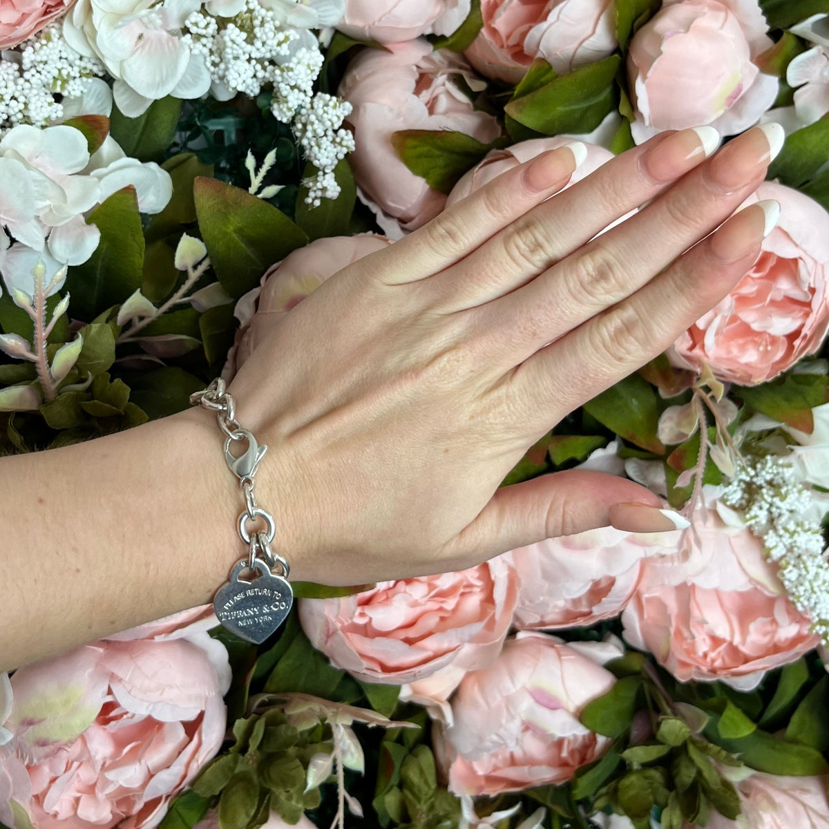 Tiffany Co Return To Tiffany Heart Tag Sterling Silver Bracelet