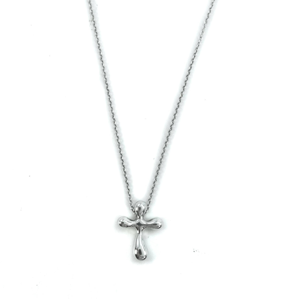 Tiffany & Co Elsa Peretti Sterling Silver Cross 14mm Pendant