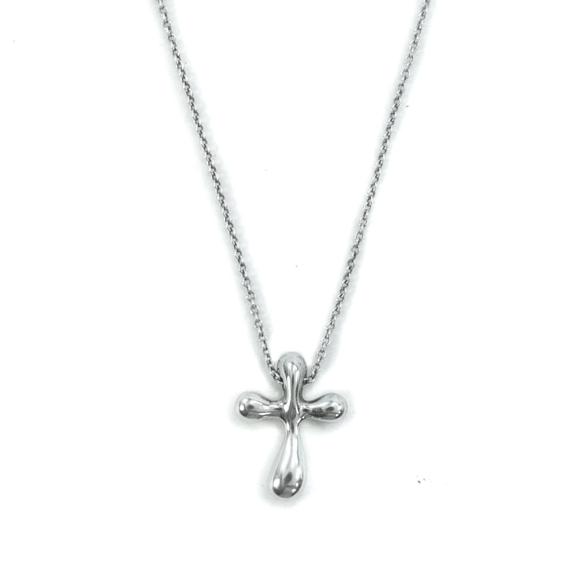 Tiffany & Co Elsa Peretti Sterling Silver Cross 14mm Pendant