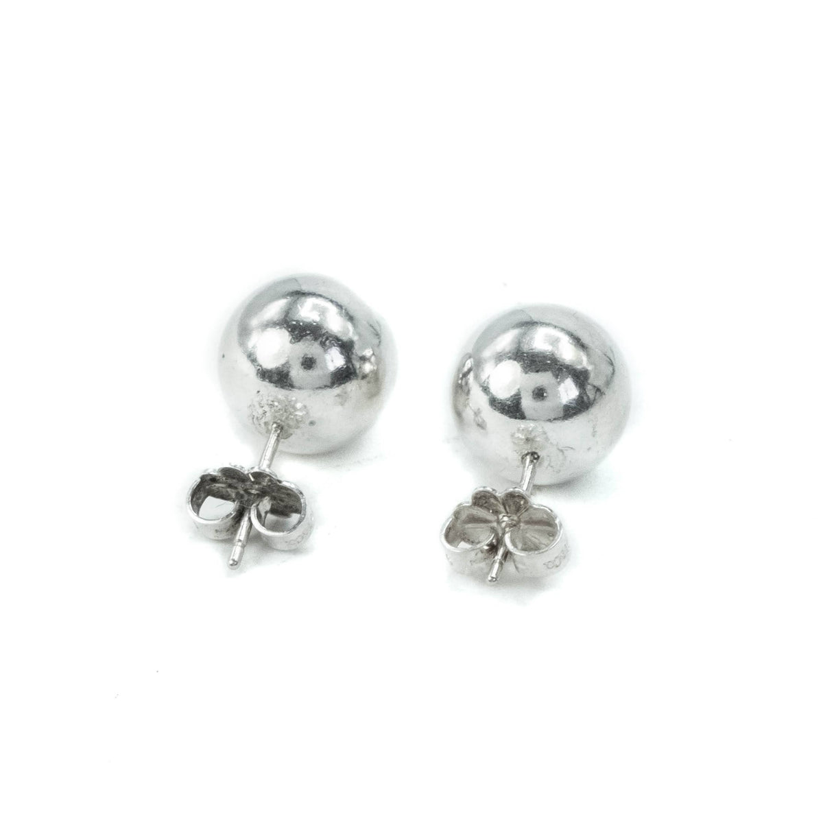 Tiffany Co Hardwear 10mm Ball Sterling Silver Stud Earrings