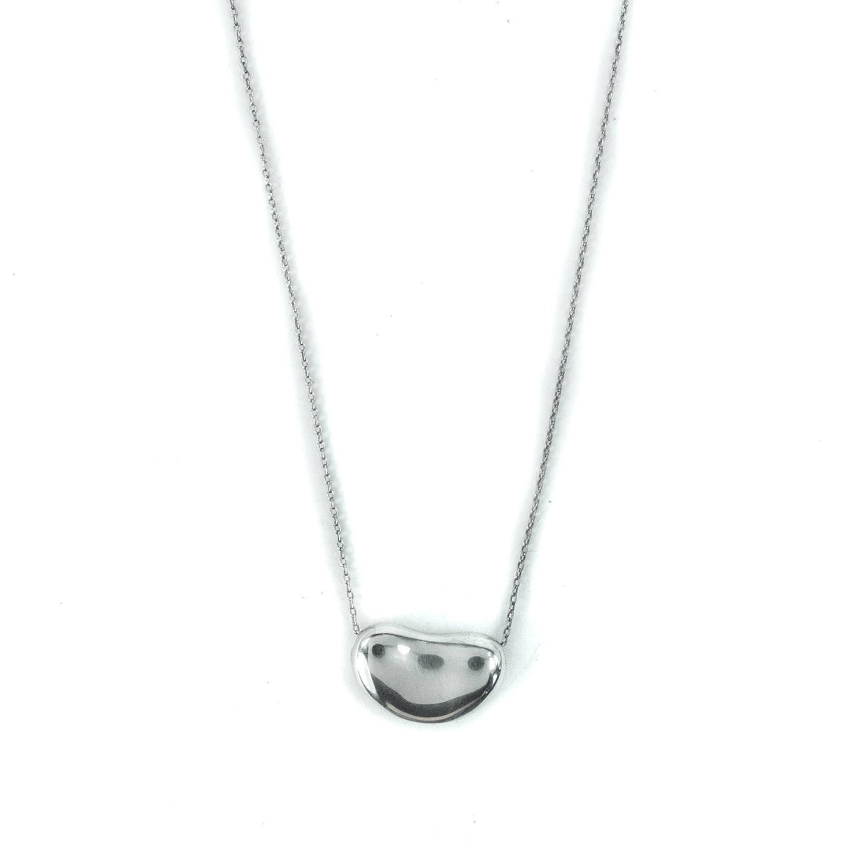 Tiffany & Co Elsa Peretti Bean Design 18mm Sterling Silver Pendant