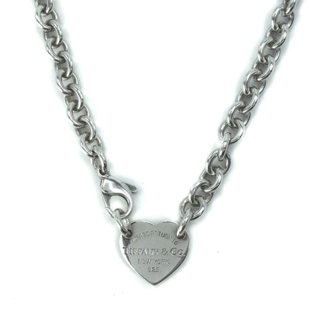 Tiffany Co Return to Tiffany Heart Tag Chain Link Sterling