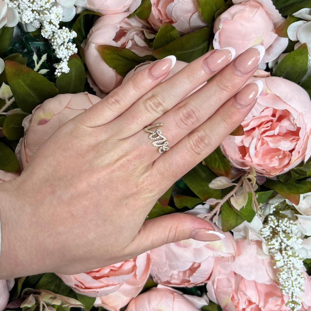 Tiffany Co Paloma Picasso Graffiti 18ct Rose Gold Diamond Love