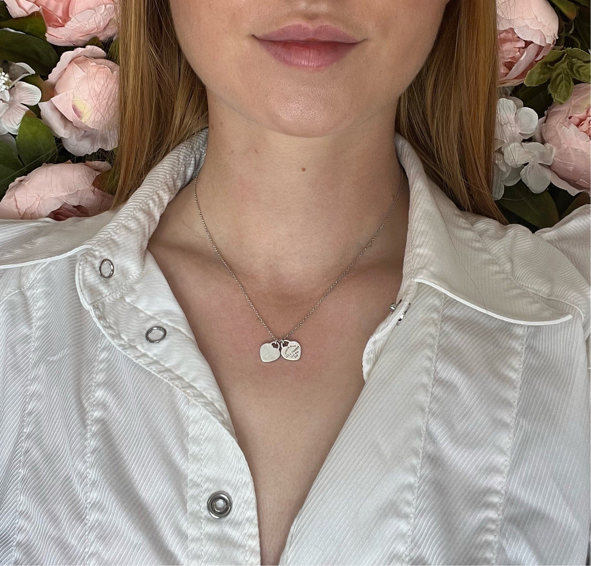 Tiffany Double Heart Chain Tiffany Co Return To Tiffany Double