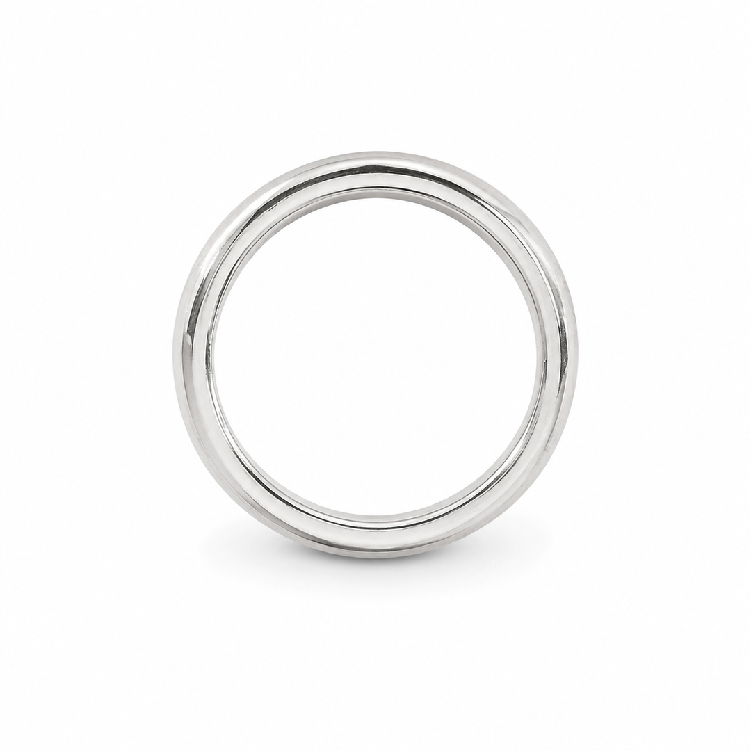 Tiffany & Co Atlas Sterling Silver 6mm Band Ring Size : L