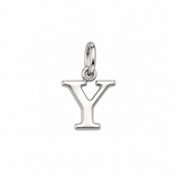 Silver Letter Charm