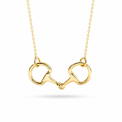Snaffle Gold Necklace