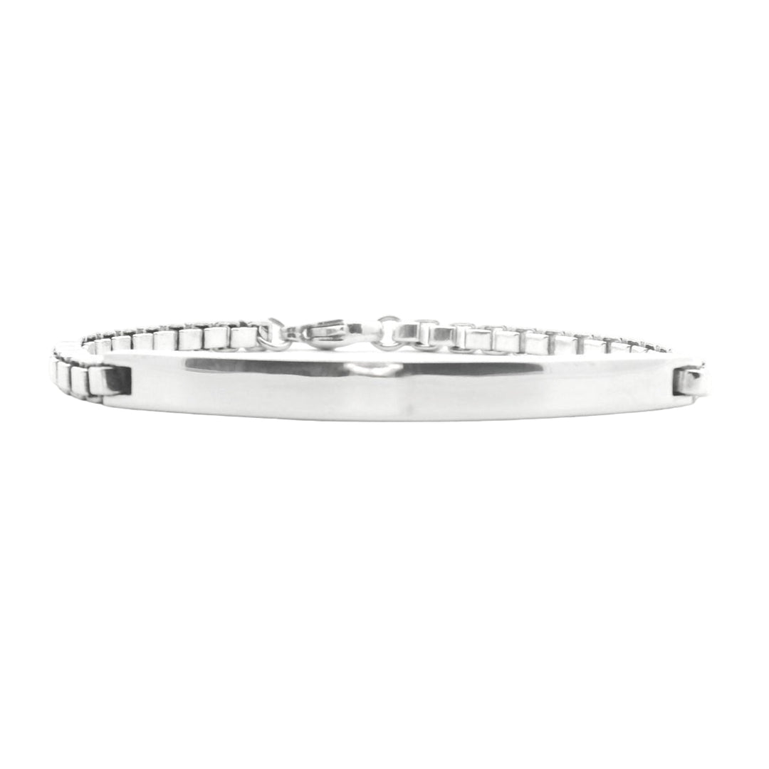 Tiffany & Co Venetian Link I.D. Sterling Silver Bracelet - 21cm