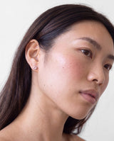Silver Crystal Birthstone Earrings