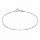 Silver Box Chain Bracelet