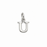 Silver Letter Charm