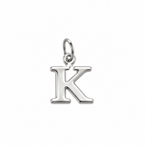 Silver Letter Charm