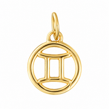 Zodiac Charm In Yellow Gold Vermeil