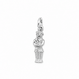 Sculptured Zodiac Charm In Silver