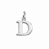 Silver Letter Charm