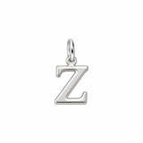 Silver Letter Charm