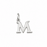 Silver Letter Charm