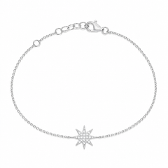 Silver Star Bracelet