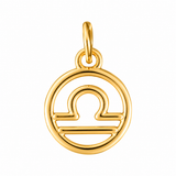 Zodiac Charm In Yellow Gold Vermeil
