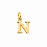 Gold Vermeil Letter Charm