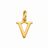 Gold Vermeil Letter Charm