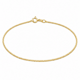 Gold Box Chain Bracelet