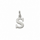 Silver Letter Charm