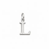 Silver Letter Charm