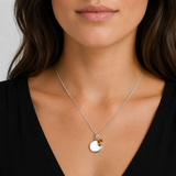 Silver Crystal Birthstone Necklace
