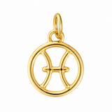 Zodiac Charm In Yellow Gold Vermeil