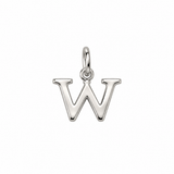 Silver Letter Charm