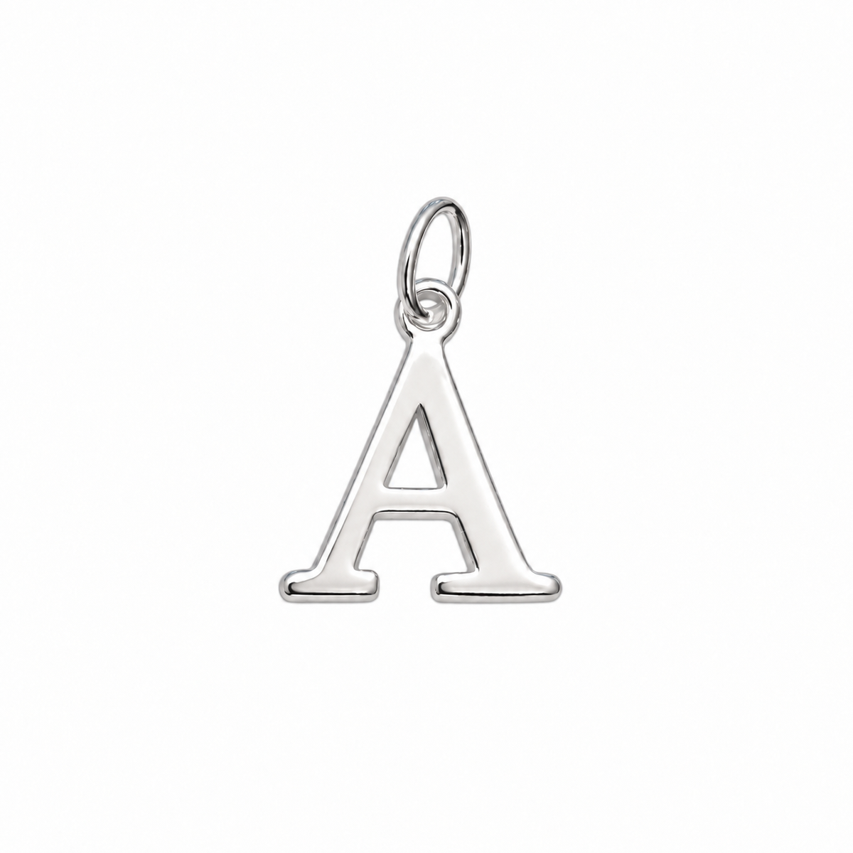 Silver Letter Charm