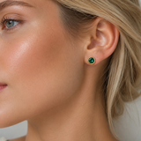 Gold Crystal Birthstone Earrings