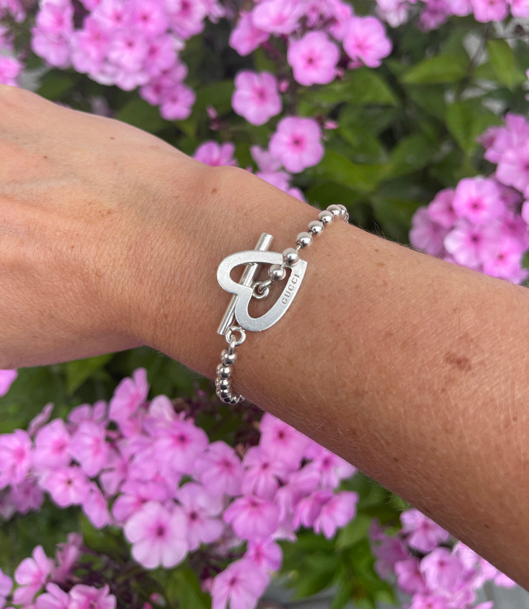 Bracelet Silver Gucci Ball Chain Bracelet Gucci Silver Ball Chain