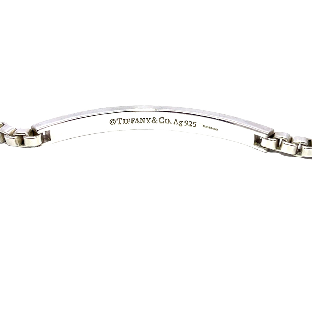 Tiffany & Co Venetian Link I.D. Sterling Silver Bracelet - 19cm