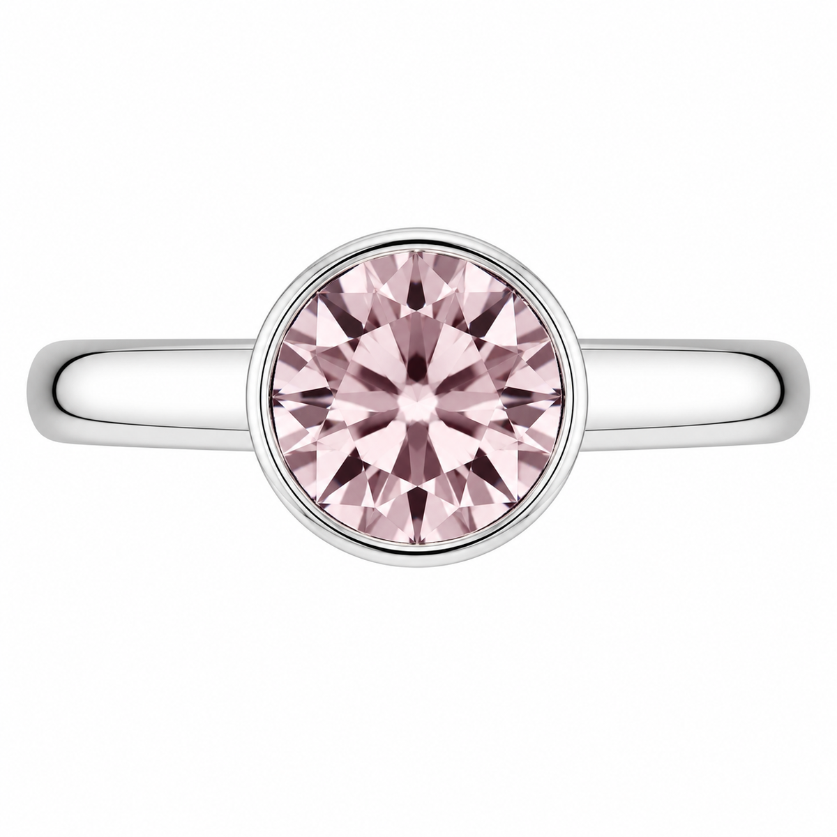 Silver Crystal Birthstone Ring