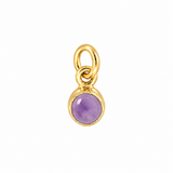 Small Birthstone Gold Vermeil Charm