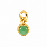 Small Birthstone Gold Vermeil Charm