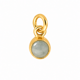 Small Birthstone Gold Vermeil Charm