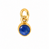Small Birthstone Gold Vermeil Charm