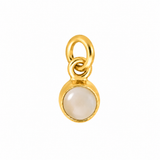 Small Birthstone Gold Vermeil Charm