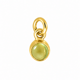 Small Birthstone Gold Vermeil Charm