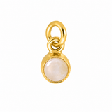 Small Birthstone Gold Vermeil Charm