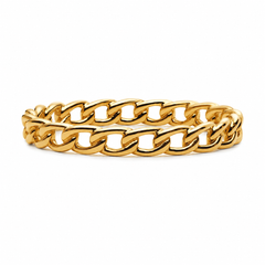 Gold Chain Ring